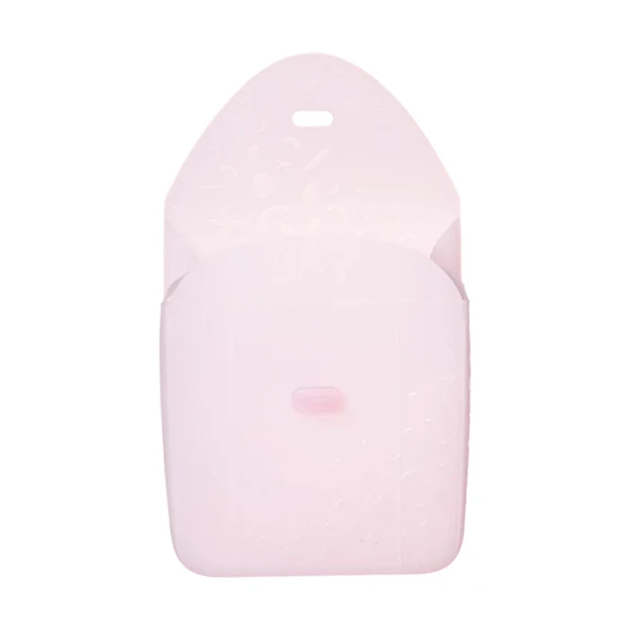 b.box Silicone Sandwich Pocket Reusable Pouch for Lunchbox, Berry