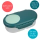 b.box Snackbox Mini Bento with 2 Leak Proof Compartments, Emerald Forest