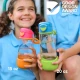 b.box Sport Spout Bottle, Tilt & Sip, Ocean Breeze Blue Green 450ml