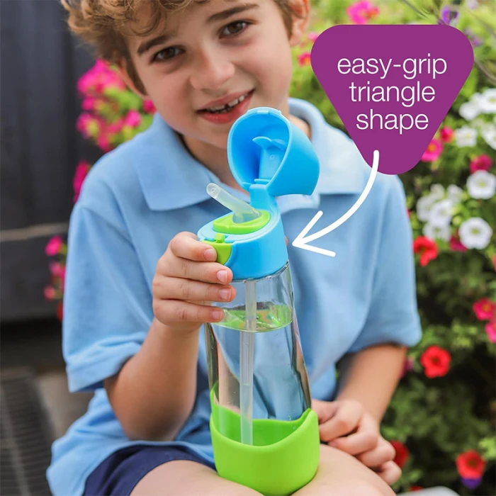 b.box Tritan Drink Bottle, Leak Proof Lid, Lilac Pop 450ml