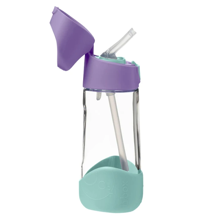 b.box Tritan Drink Bottle, Leak Proof Lid, Lilac Pop 450ml