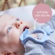 b.box Wrist Teether Lullaby Blue, Soft Silicone