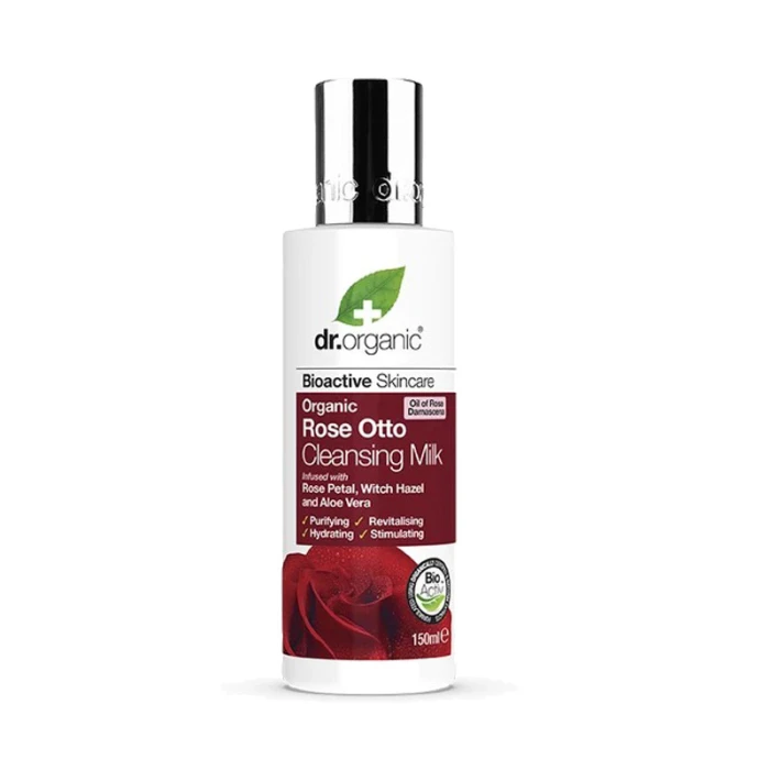 Dr Organic Rose Otto Cleansing Milk 150ml 