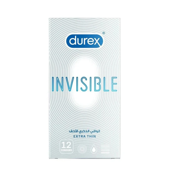 Durex Invisible Condom 12's LRC-5052197050738-0