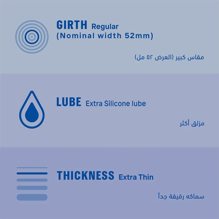 Durex Invisible Extra Lubricated Condom 12's LRC-5052197052350-0