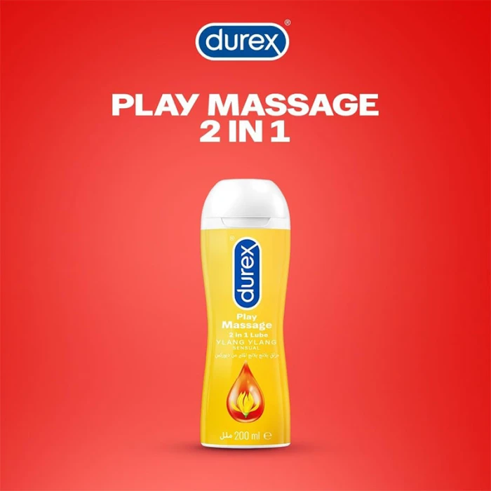 Durex Play Massage Gel 2 In 1 Sensual Lube With Ylang Ylang 200 ml LRC-46203-0